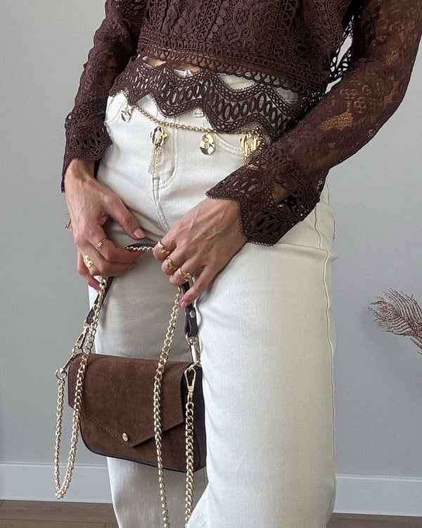 Bolso choco serraje