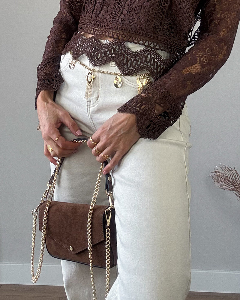 Bolso choco serraje