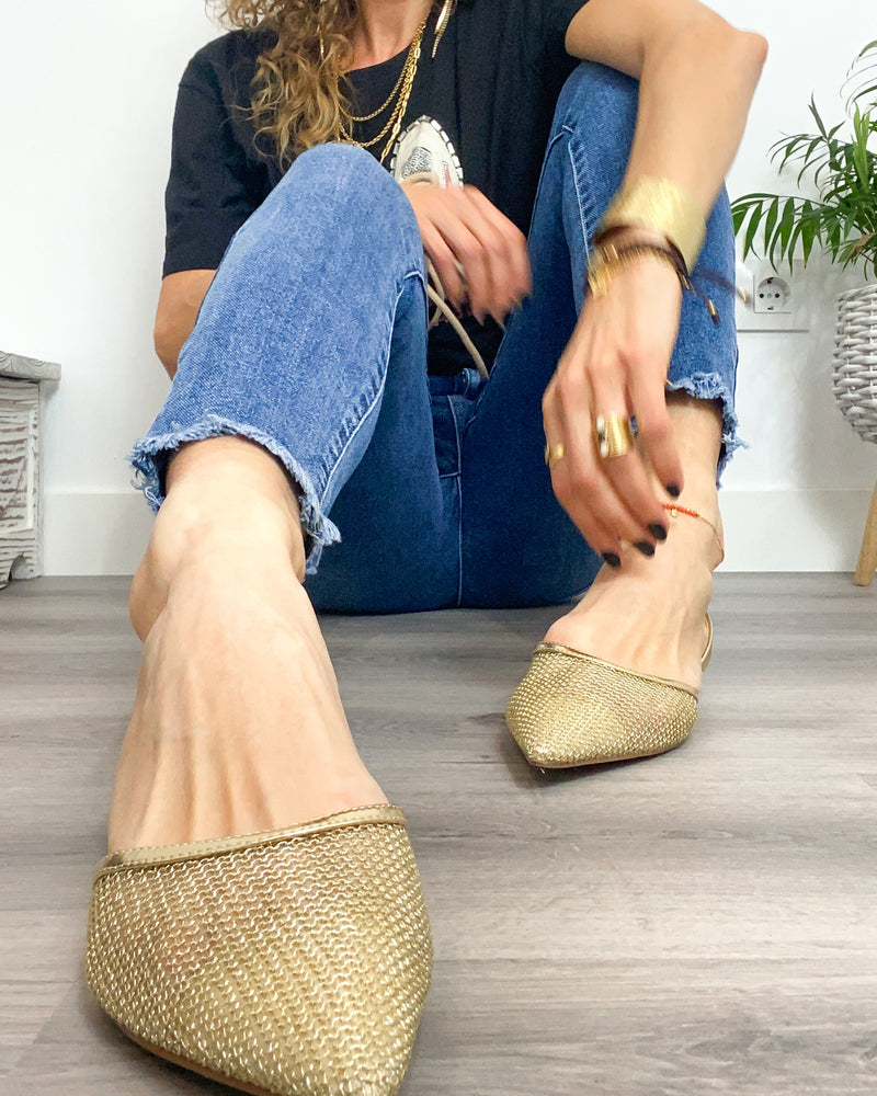 Zapato punta Gold