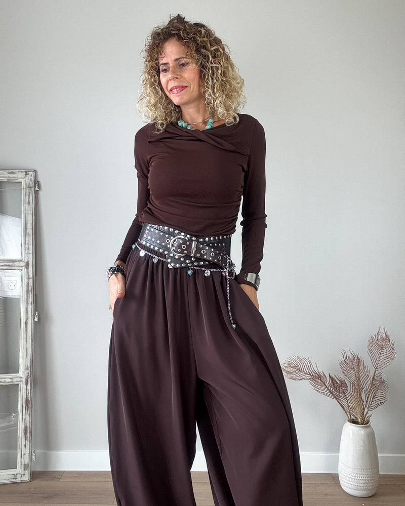 Pantalón chocolate aladin
