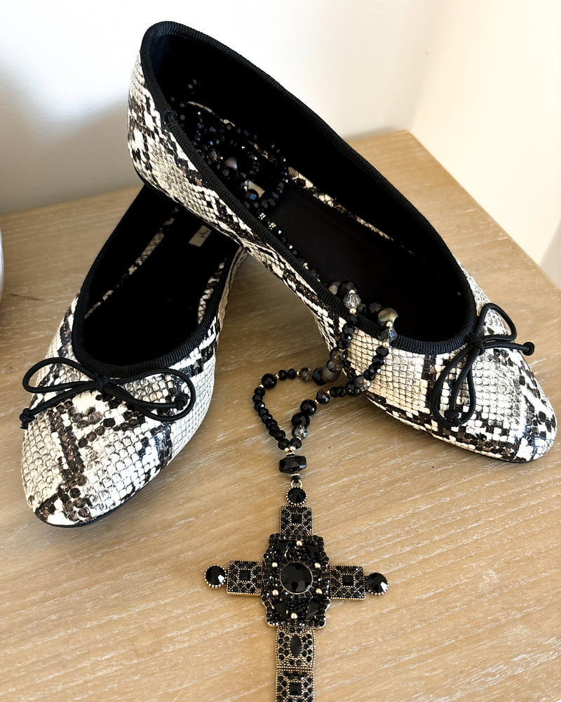 Zapato manoletina print