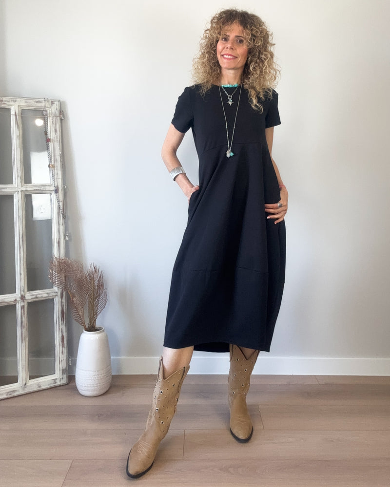 Vestido black blonde