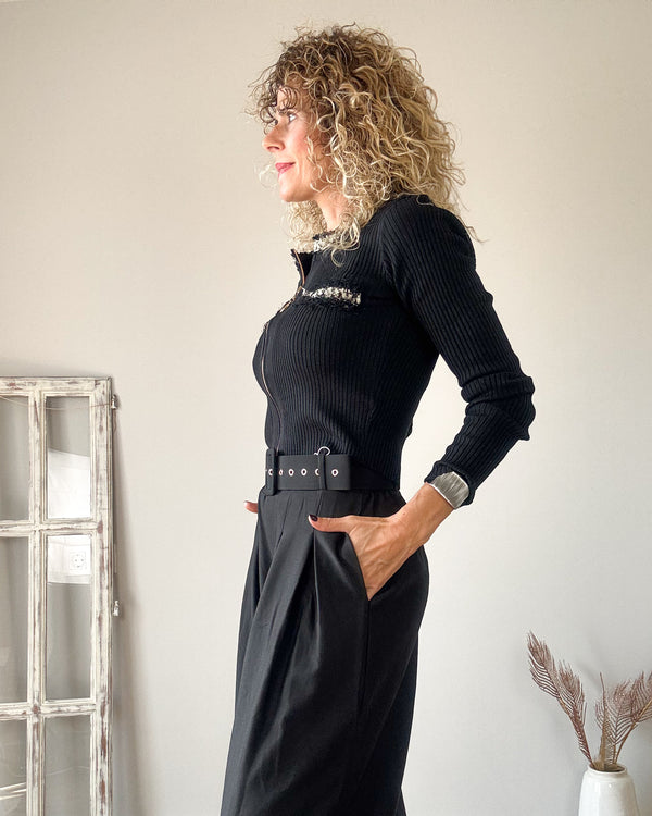 Chaqueta cremallera chanel