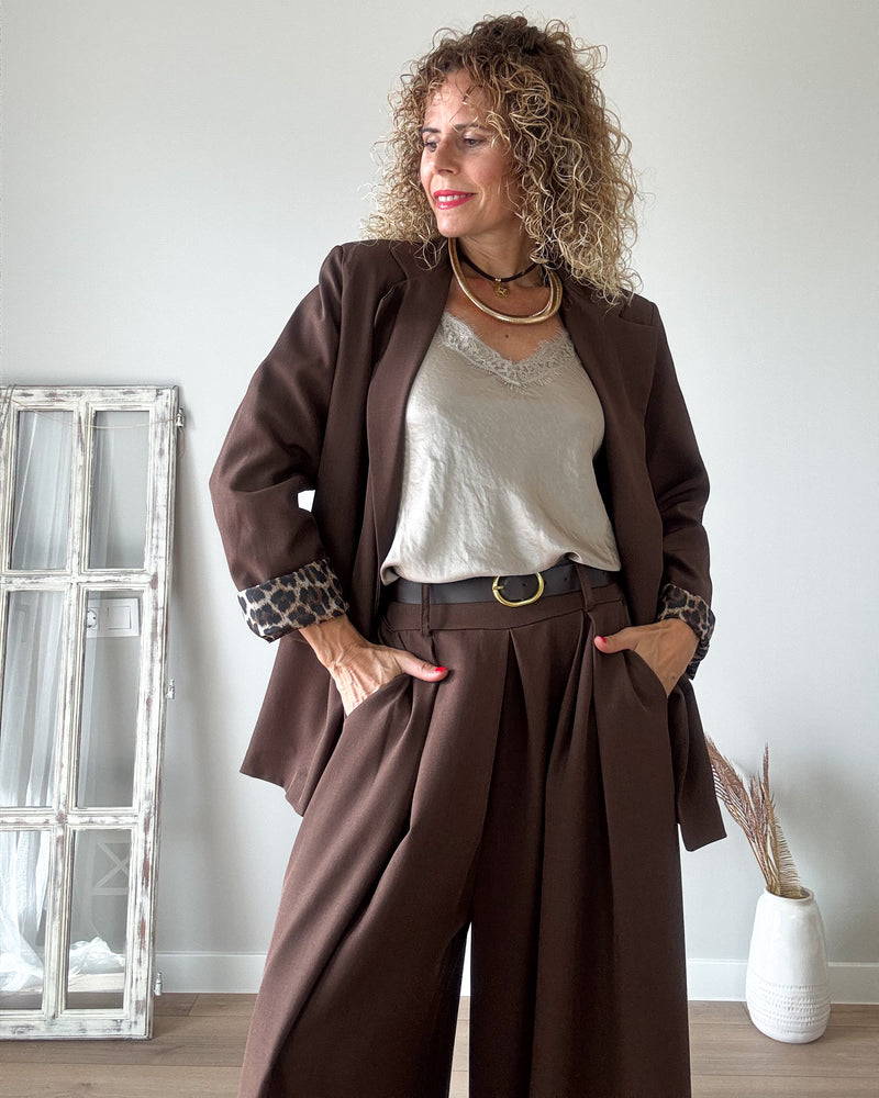 Blazer chocolate oversize