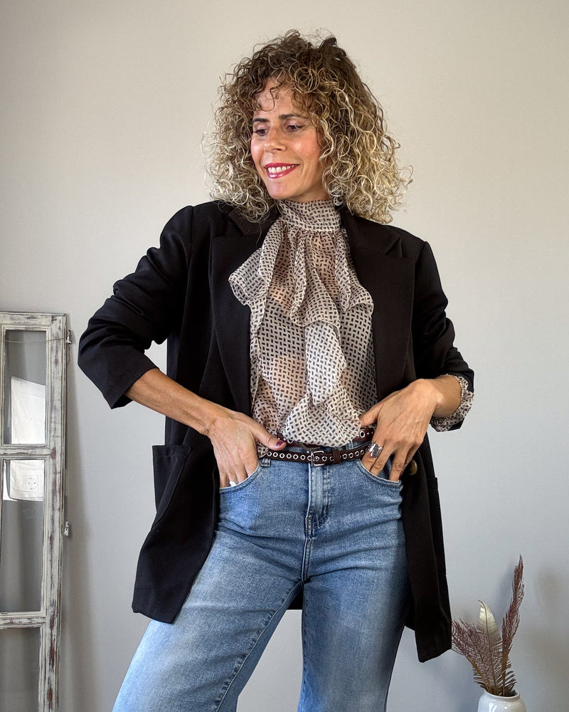 Blazer chocolate oversize