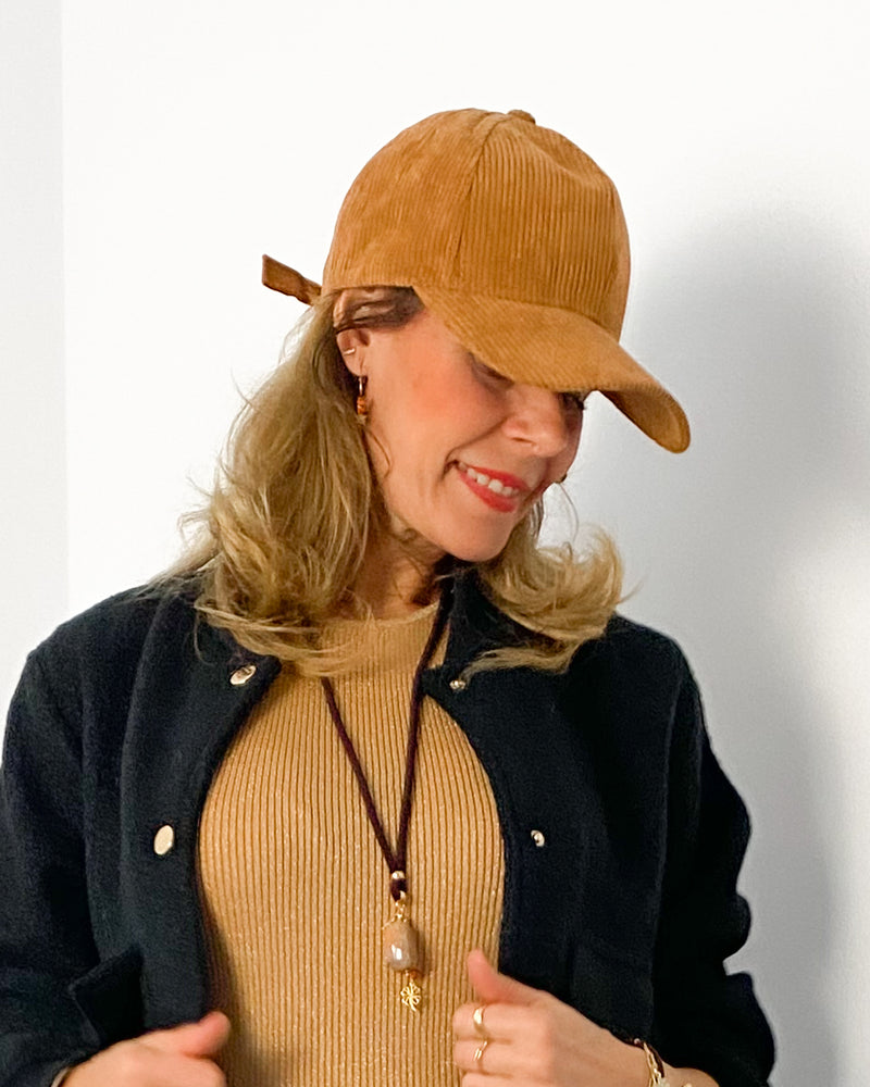 Gorra camel pana
