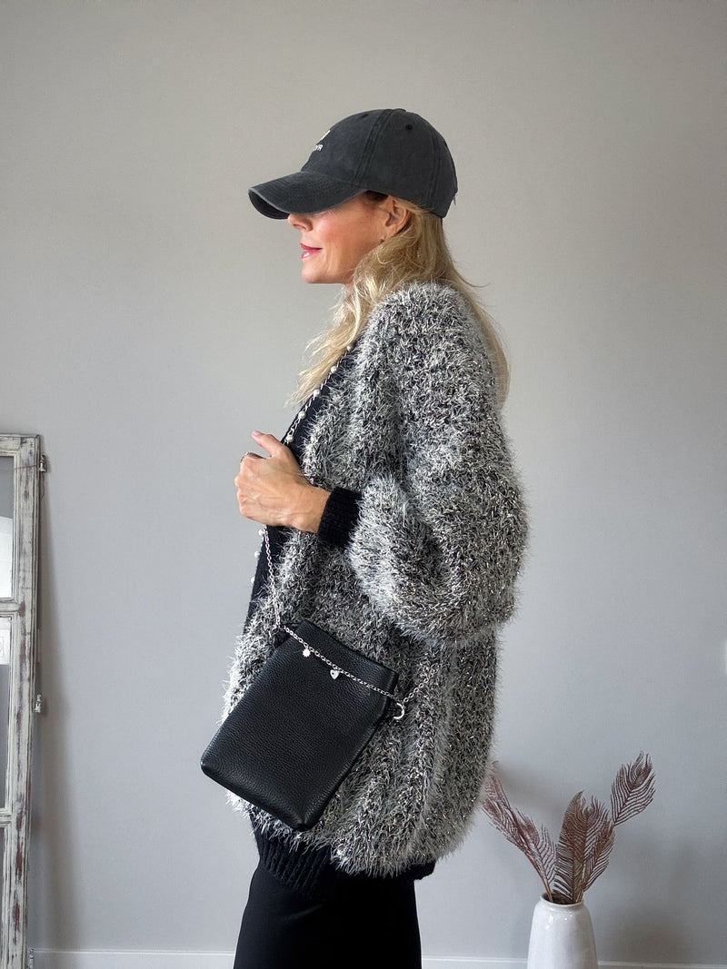 Gorra gris Amour