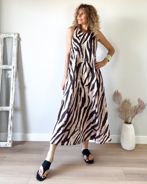 Vestido Chocolate estampado