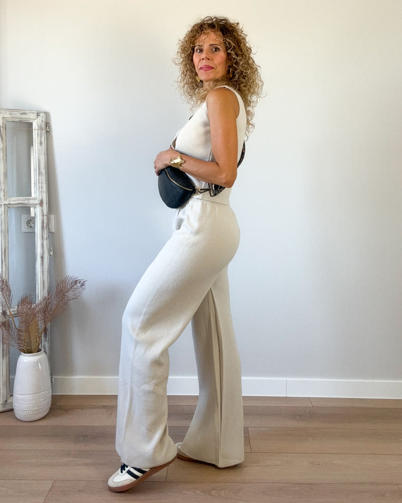 Conjunto beige punto