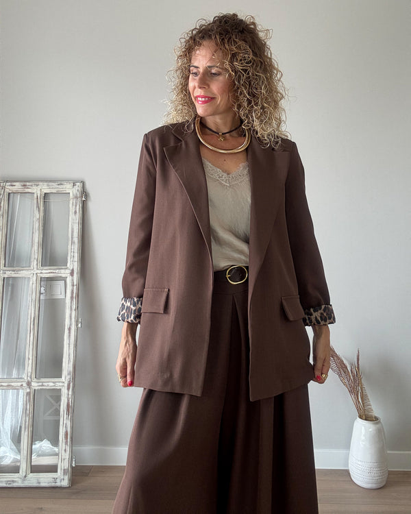 Blazer chocolate oversize