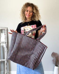 Tote bag reversible negro
