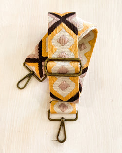 Cinta Bolso Rombos yel