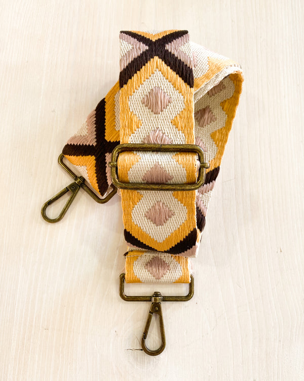 Cinta Bolso Rombos yel