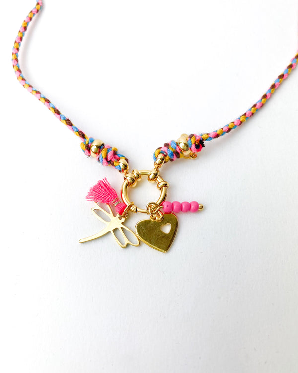 COLLAR CORDÓN CHARM