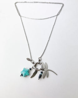 COLLAR CHARM LIBELULA