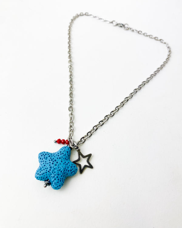 COLLAR ESTRELLA AZUL