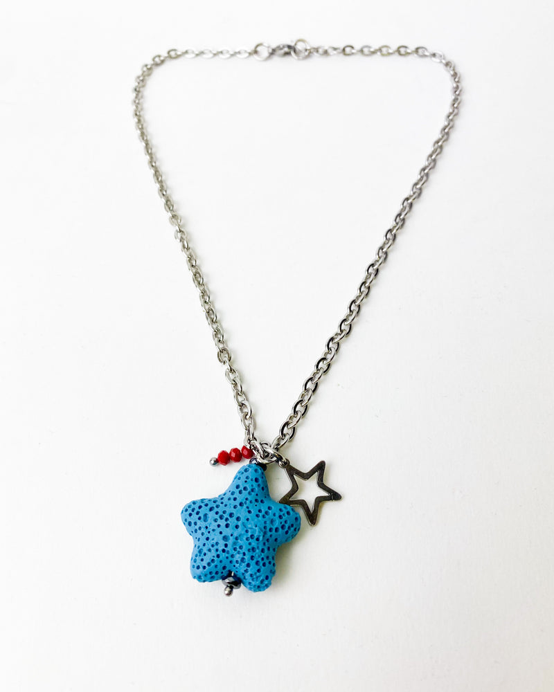 COLLAR ESTRELLA AZUL