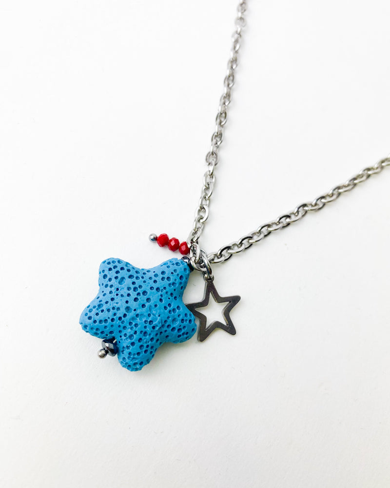 COLLAR ESTRELLA AZUL
