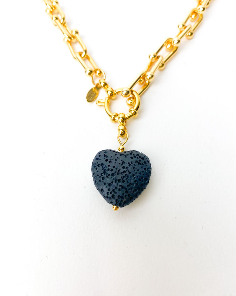 COLLAR CORAZÓN BLACK