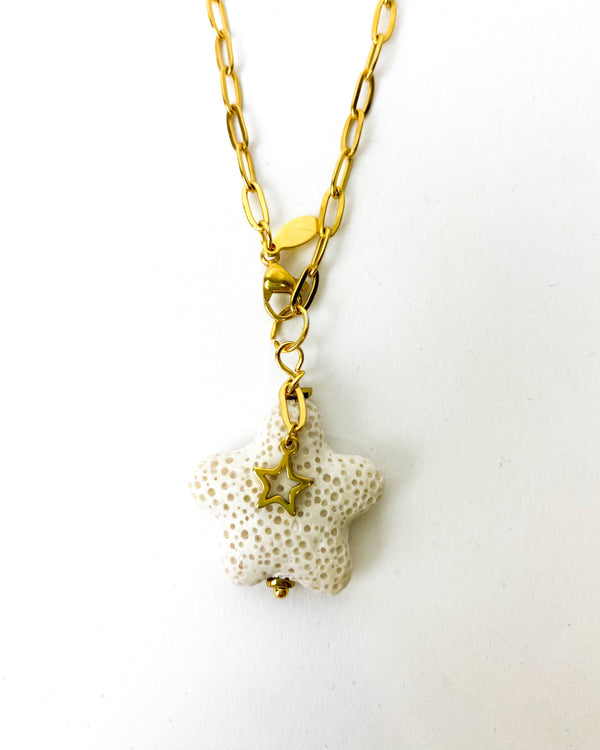 COLLAR ESTRELLA BLANCA