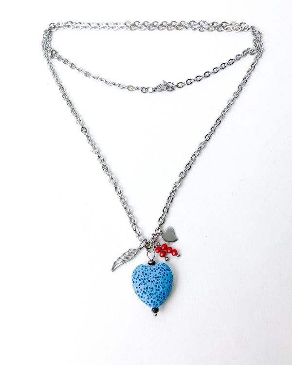 COLLAR CORAZÓN BLUE