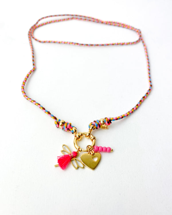 COLLAR CORDÓN CHARM