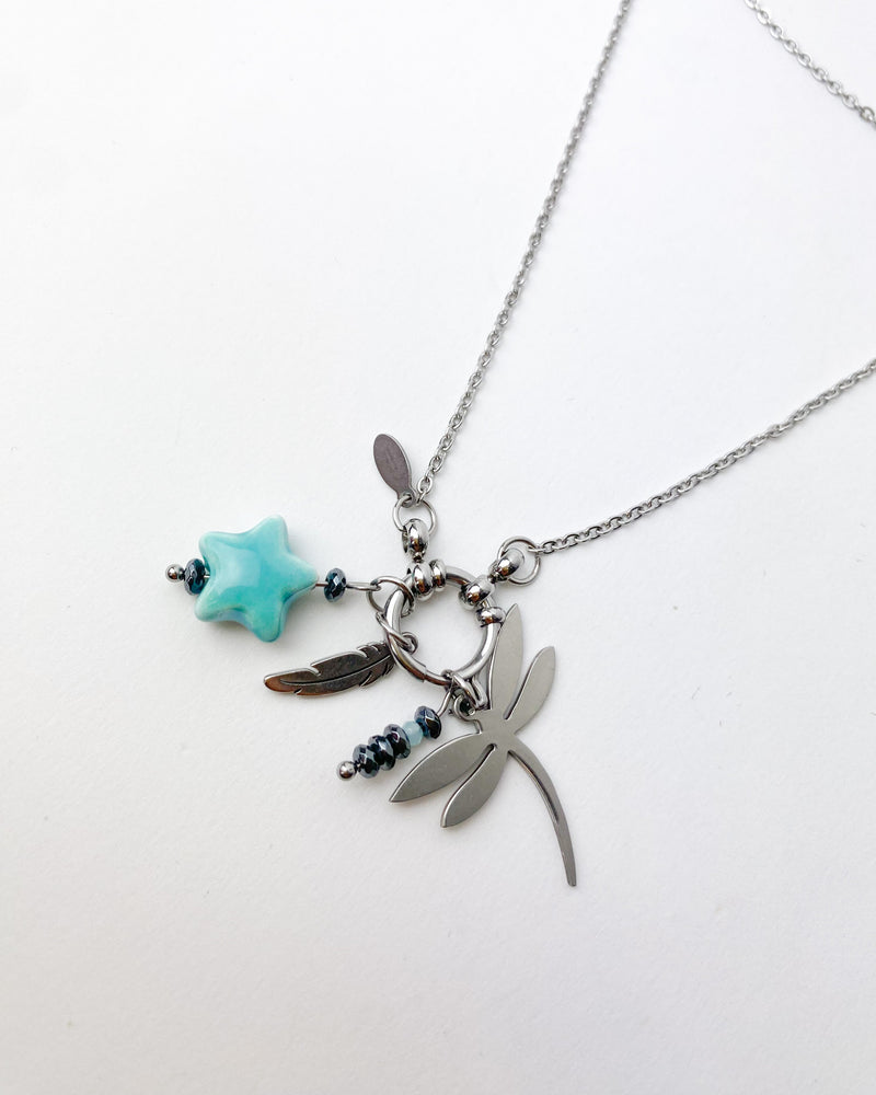COLLAR CHARM LIBELULA