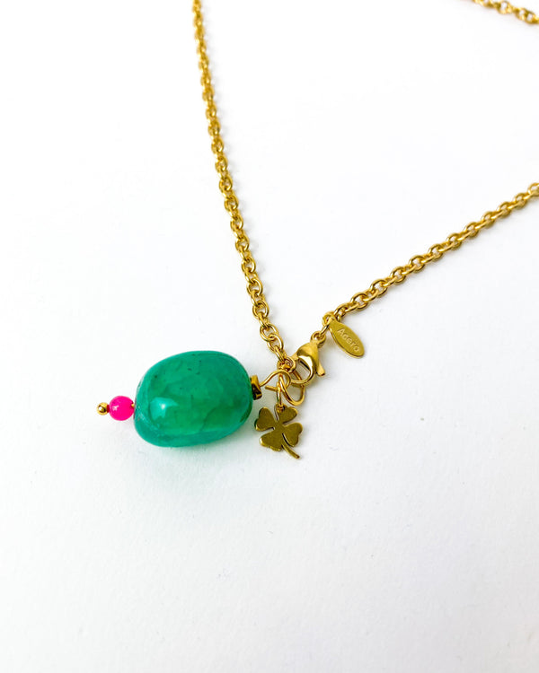 COLLAR AGHATA VERDE