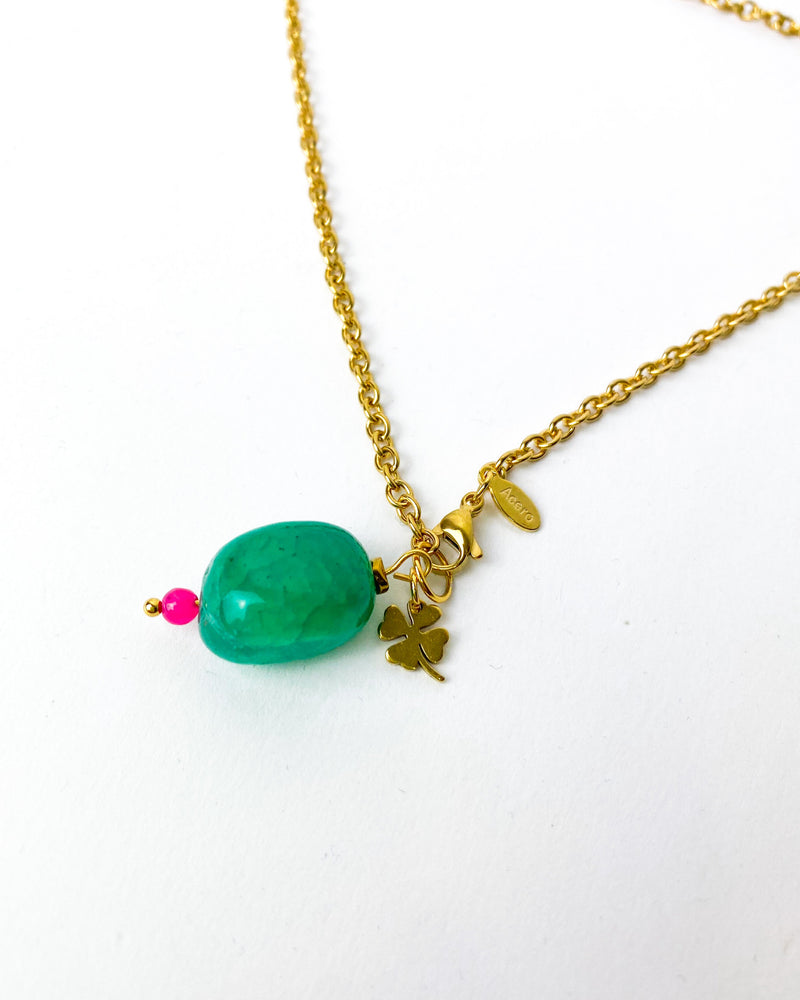 COLLAR AGHATA VERDE