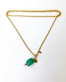 COLLAR AGHATA VERDE