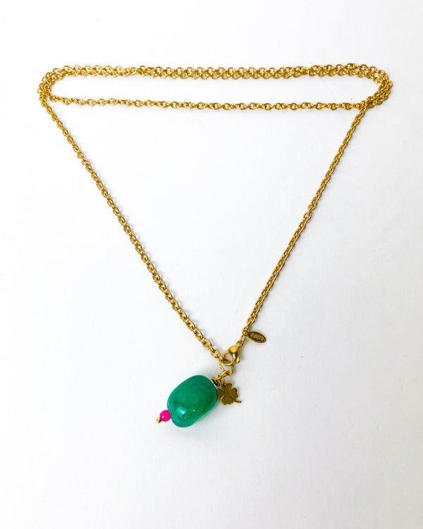 COLLAR AGHATA VERDE