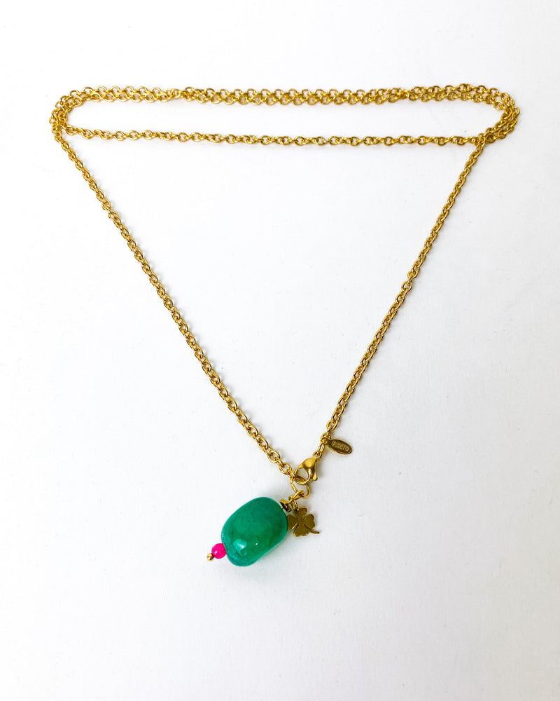 COLLAR AGHATA VERDE
