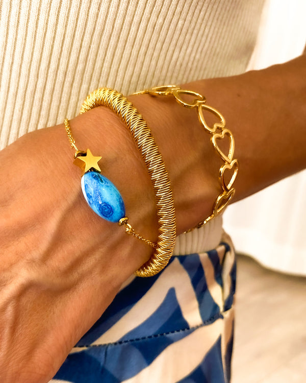 PULSERA PIEDRA AZUL