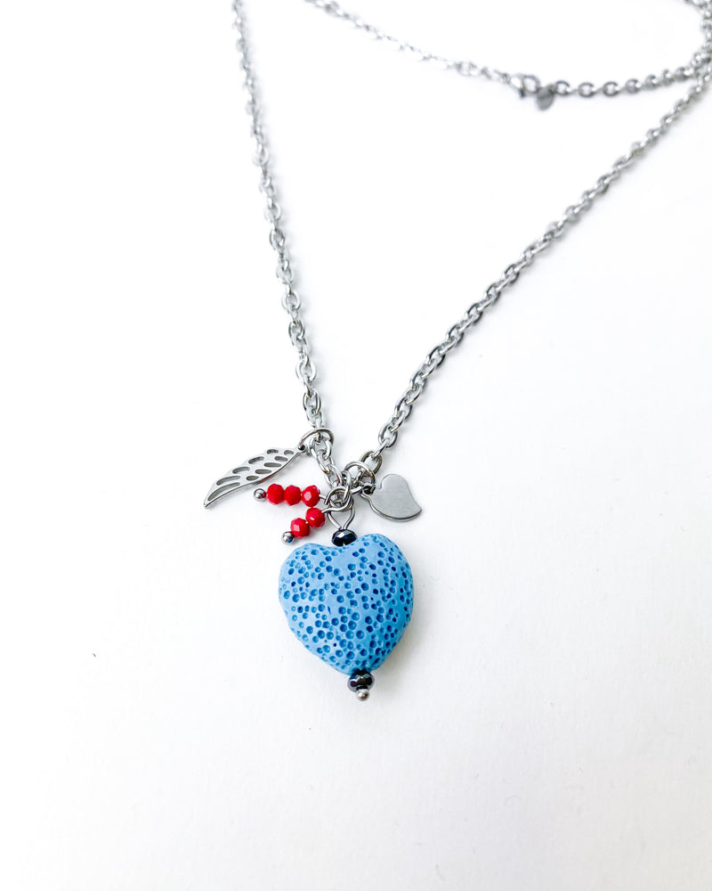 COLLAR CORAZÓN BLUE