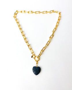 COLLAR CORAZÓN BLACK