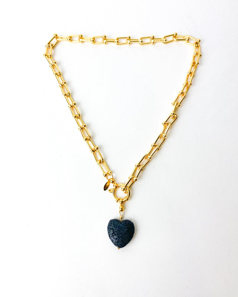 COLLAR CORAZÓN BLACK