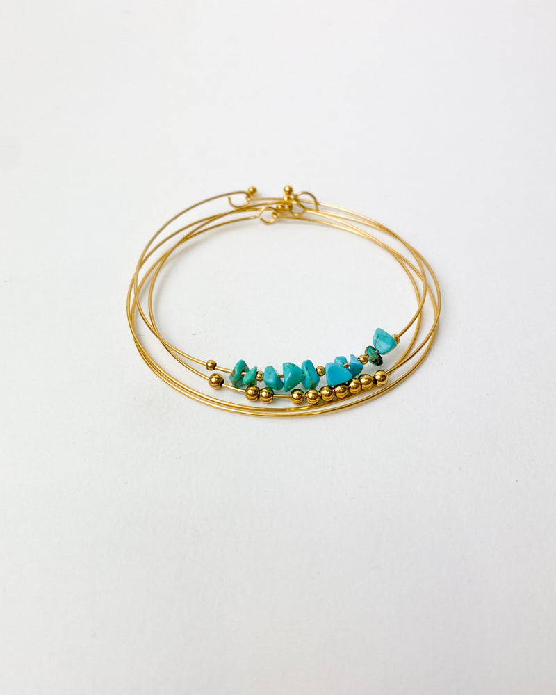 PULSERA TURQUESA FINA