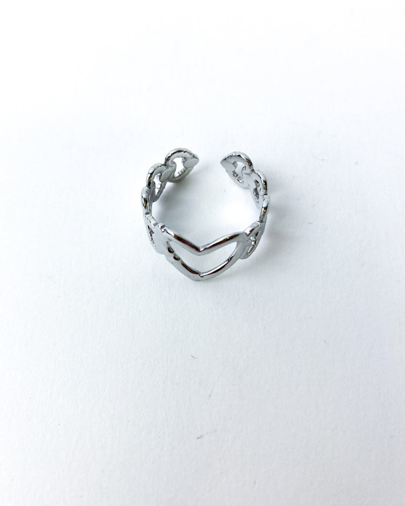 ANILLO CORAZÓN ACERO