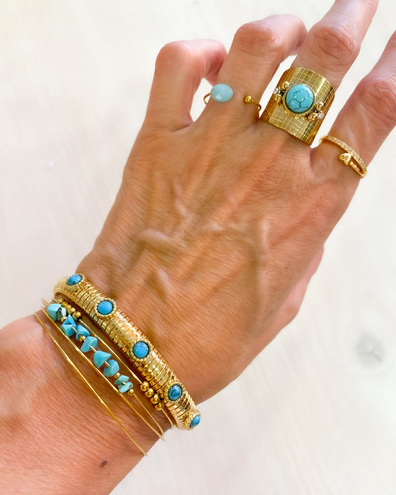 PULSERA ANTIQUE AZUL