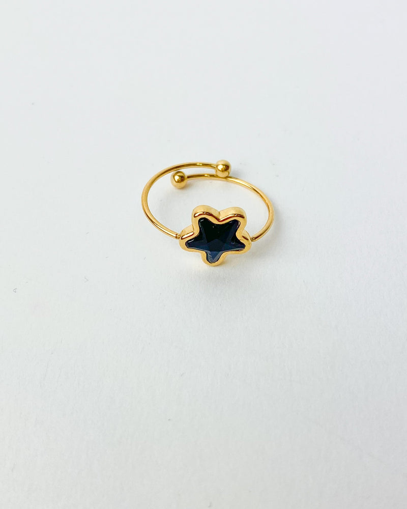 ANILLO FLOR BLACK
