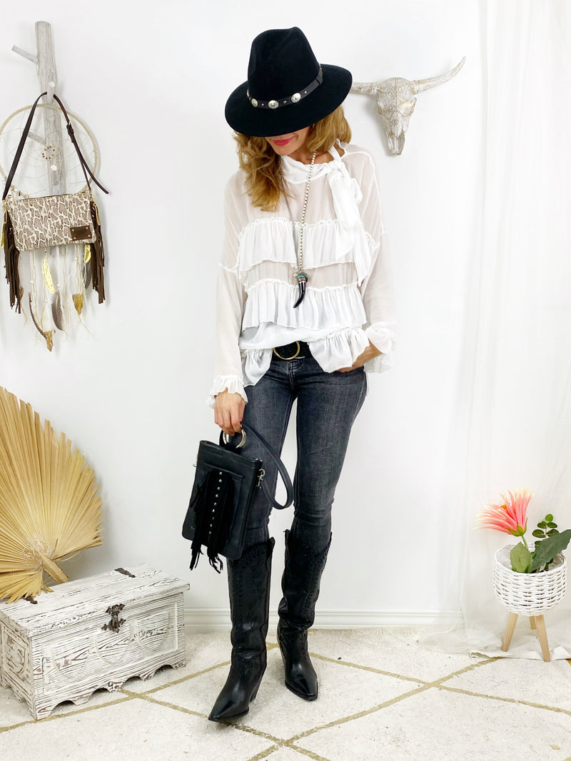 Jeans negro pitillo
