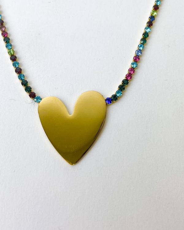 COLLAR CORAZÓN CRISTAL