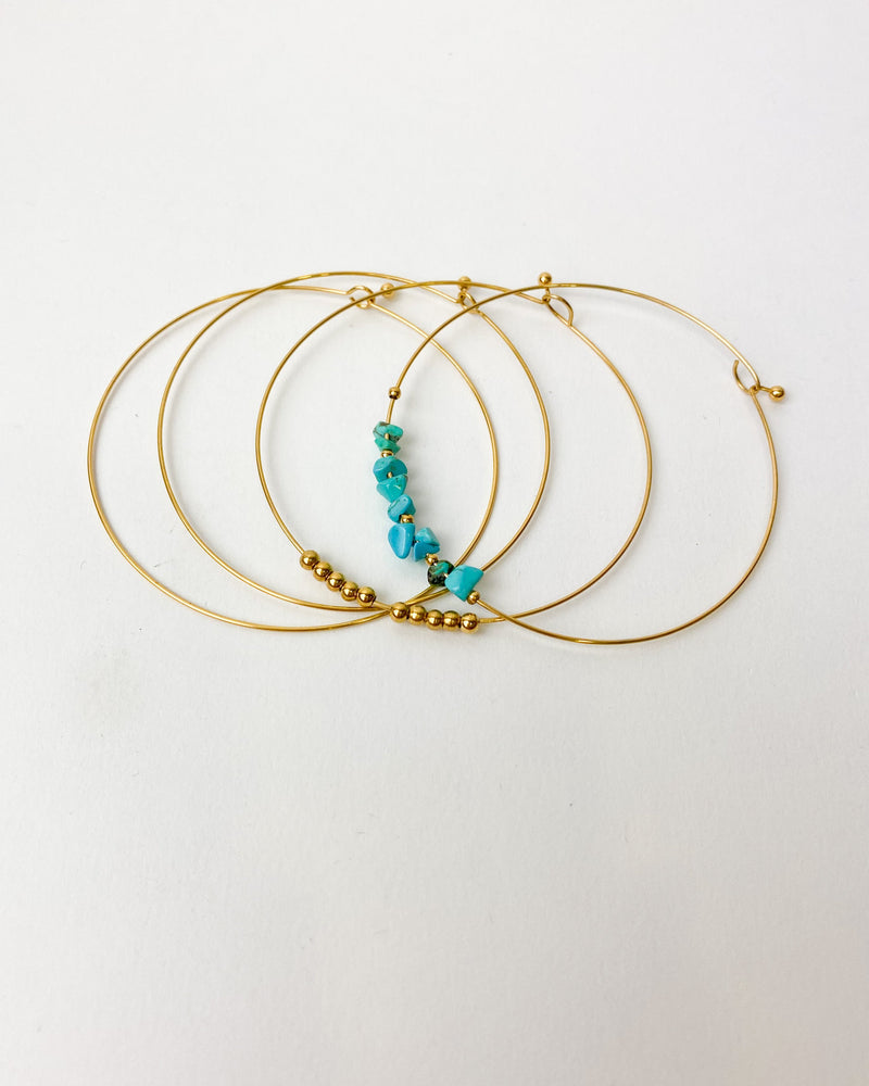 PULSERA TURQUESA FINA