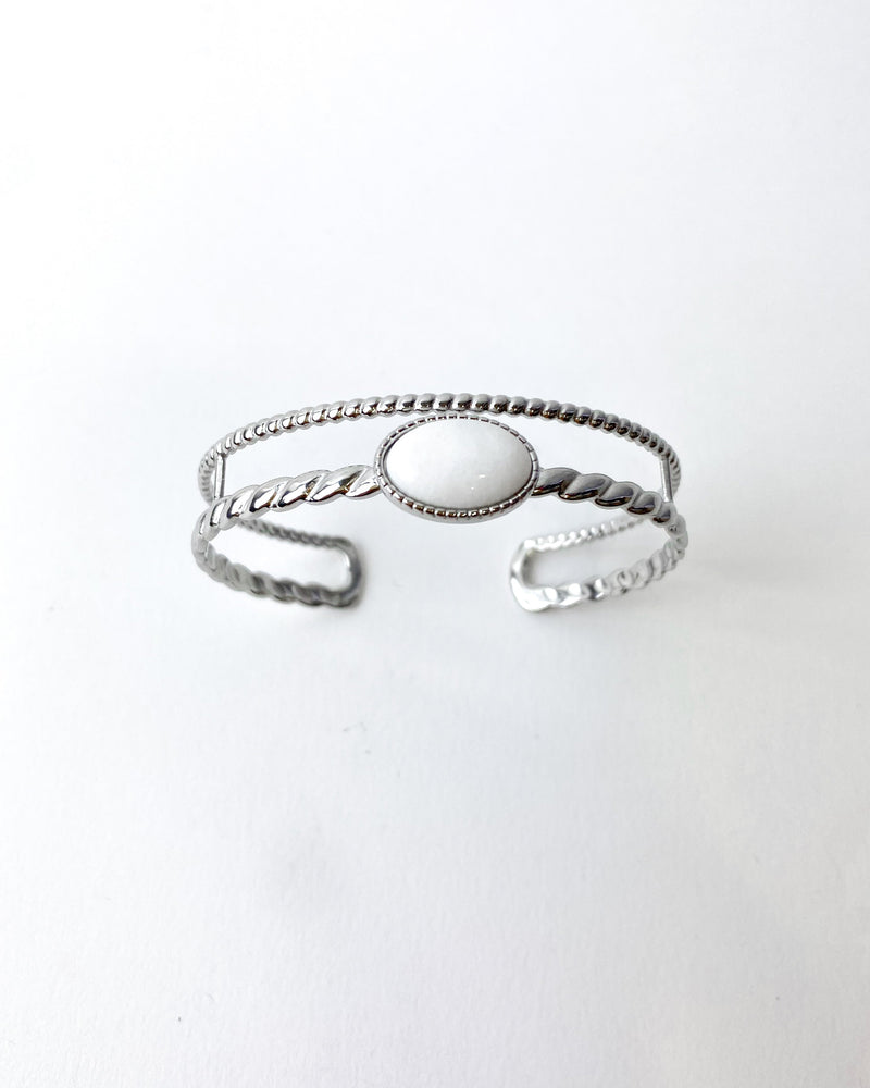 PULSERA BLANCA PIEDRA