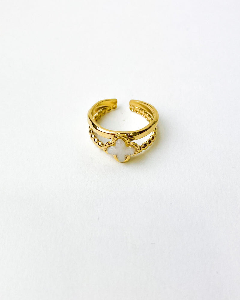 ANILLO BOLA BLANCO