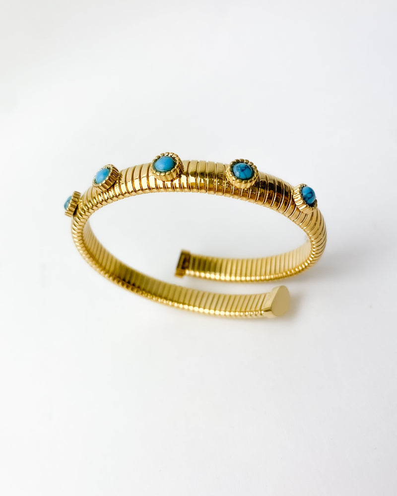 PULSERA ANTIQUE AZUL