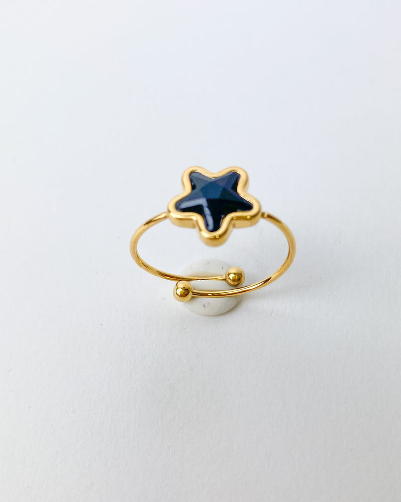 ANILLO FLOR BLACK