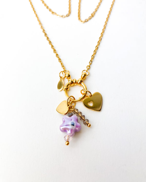 COLLAR CHARM MALVA