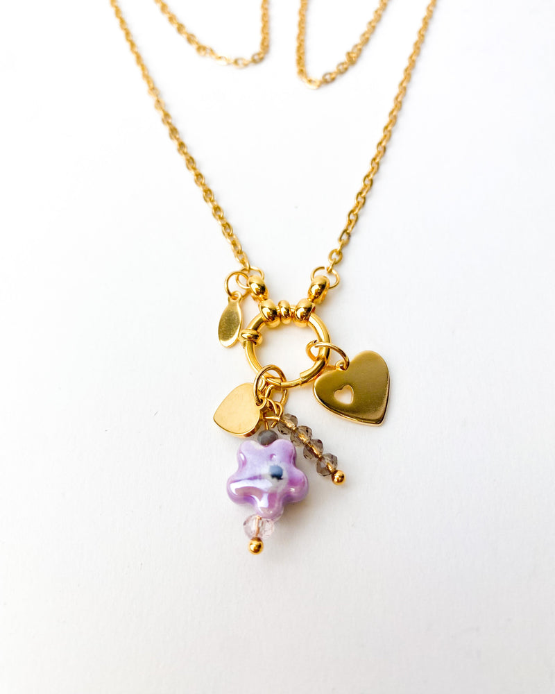 COLLAR CHARM MALVA
