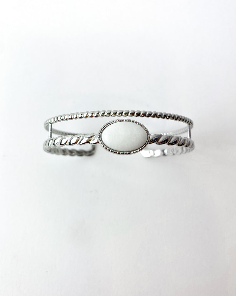 PULSERA BLANCA PIEDRA